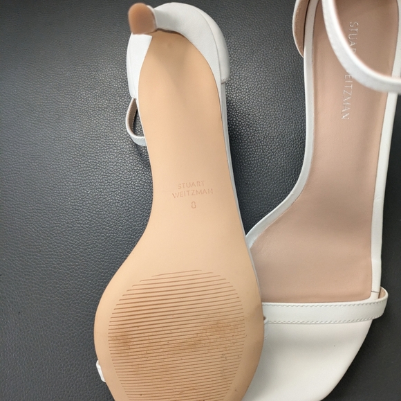 STUART WEITZMAN Amelina Leather Sandals size 8 - Picture 6 of 6